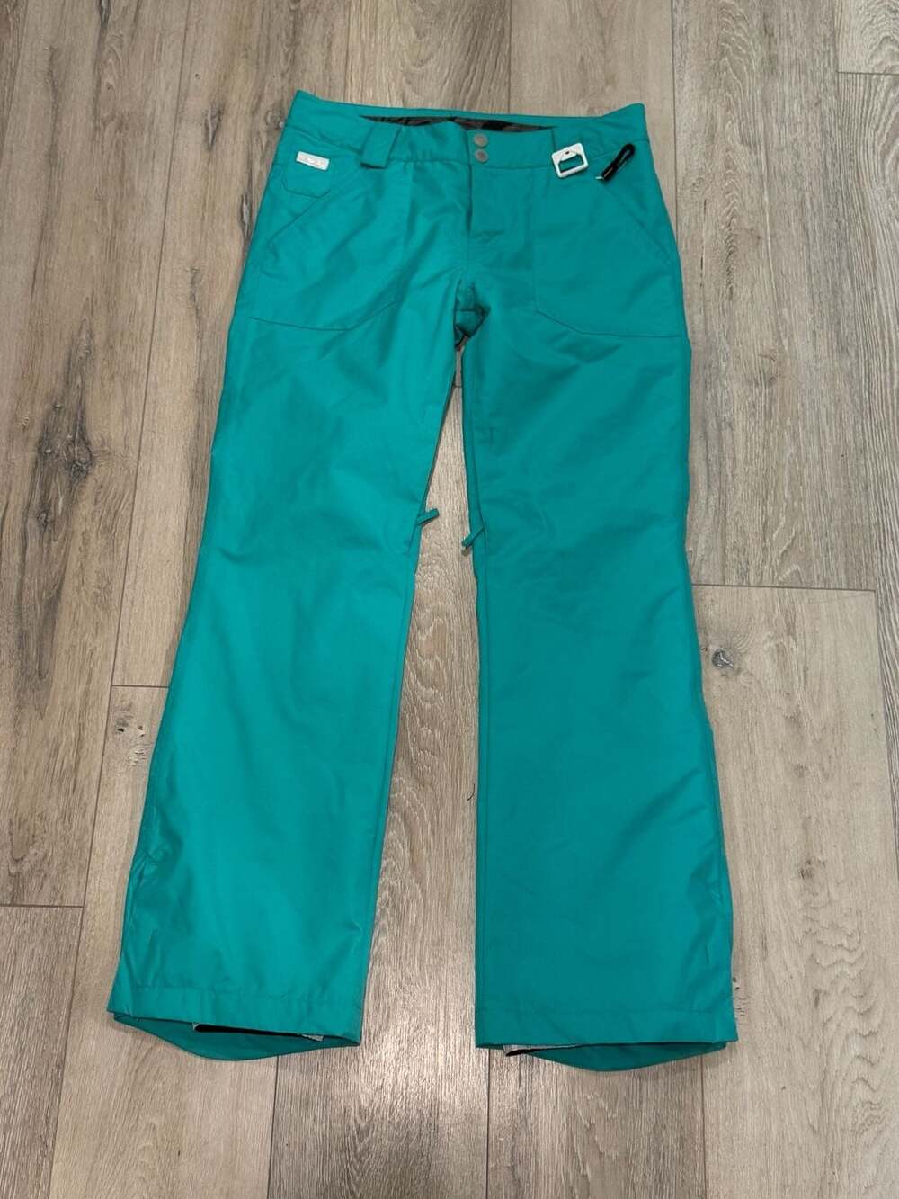 Oakley Snowboard Snow Pants Medium Teal Ski Winter Y2K Gorpcore Vented
